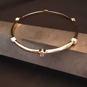 Gold Bangle Signed Graziano